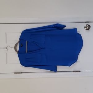 Torrid blue harper blouse